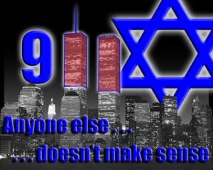 Hatet på nätet oroar många. Exemplet visar antisemitisk propaganda om att judar låg bakom 11/9-attackerna 2001 (skärmbild).