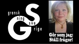 SD-politikern Nina Drakfors är "reporter" på YouTube-kanalen Granskning Sverige.