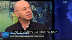 Willy Silberstein i SVT:s Aktuellt 2 maj 2014.